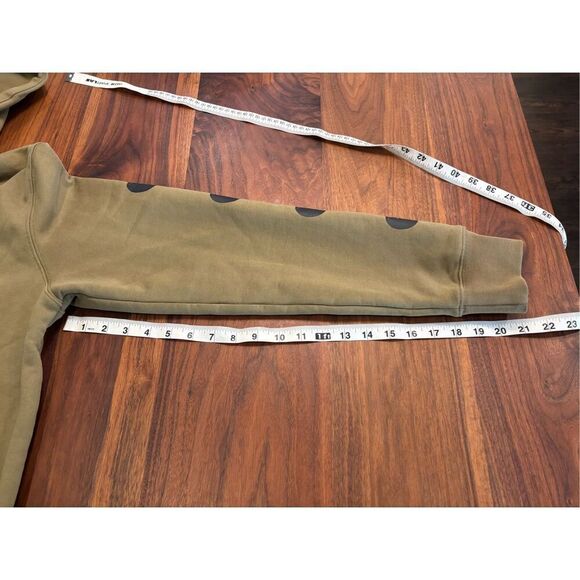 RTA Men's Green Full Zip Black Cherries Floyd Hooded Sweatshirt Green Small - Picture 4 of 9